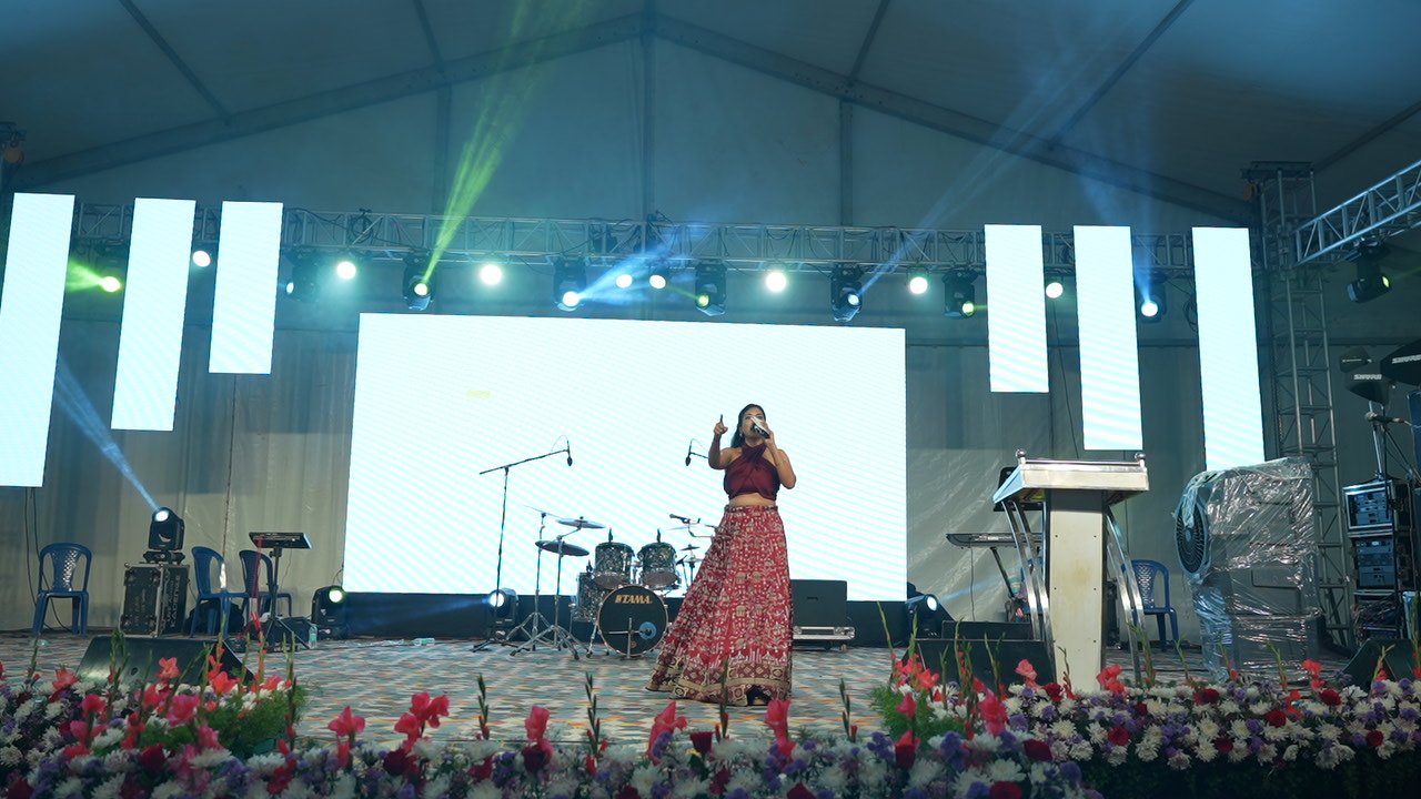 Music on the festival stage