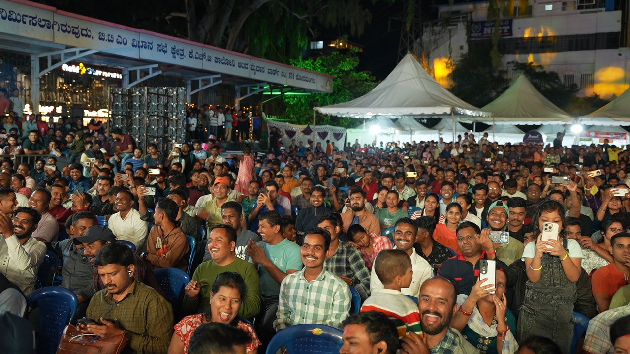 Smiles from the audience