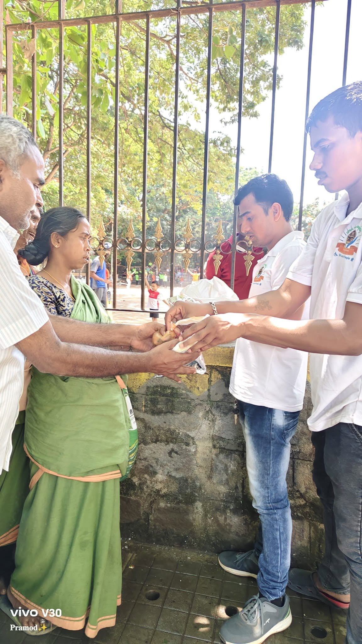 UYA volunteers serving community members